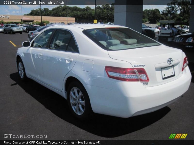 Super White / Ash 2011 Toyota Camry LE