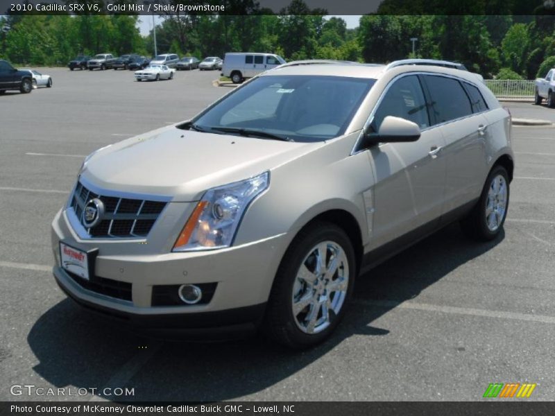 Gold Mist / Shale/Brownstone 2010 Cadillac SRX V6