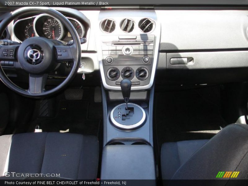 Liquid Platinum Metallic / Black 2007 Mazda CX-7 Sport