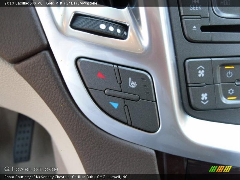 Gold Mist / Shale/Brownstone 2010 Cadillac SRX V6
