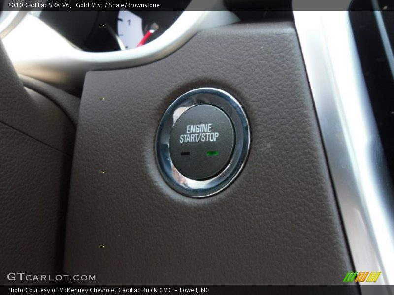 Gold Mist / Shale/Brownstone 2010 Cadillac SRX V6