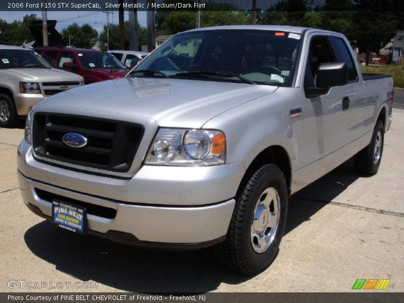 Silver Metallic / Medium/Dark Flint 2006 Ford F150 STX SuperCab