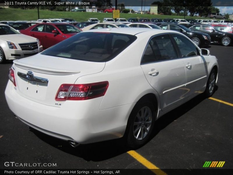 Super White / Bisque 2011 Toyota Camry XLE V6