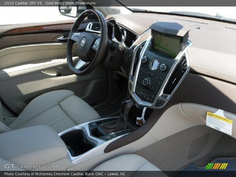Gold Mist / Shale/Brownstone 2010 Cadillac SRX V6