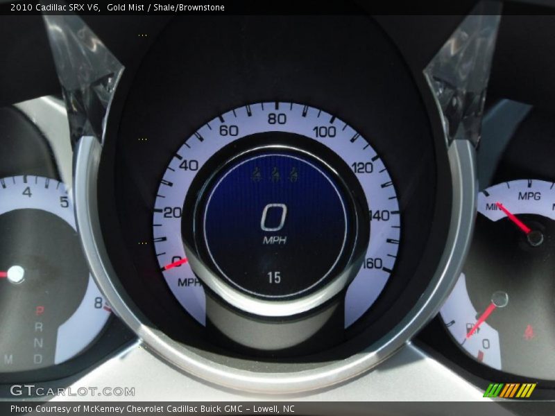 Gold Mist / Shale/Brownstone 2010 Cadillac SRX V6
