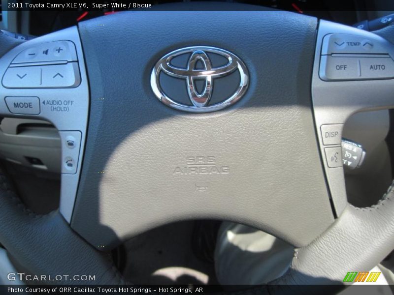 Super White / Bisque 2011 Toyota Camry XLE V6