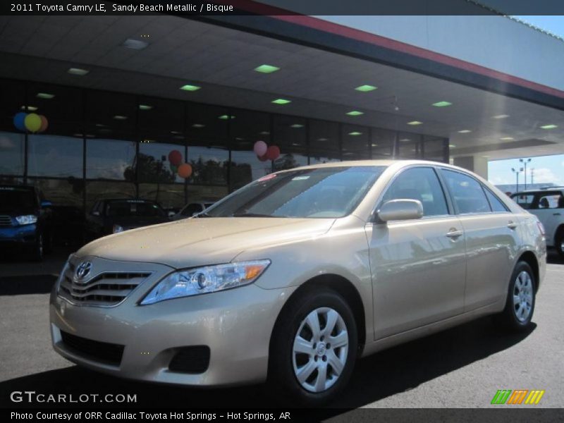 Sandy Beach Metallic / Bisque 2011 Toyota Camry LE