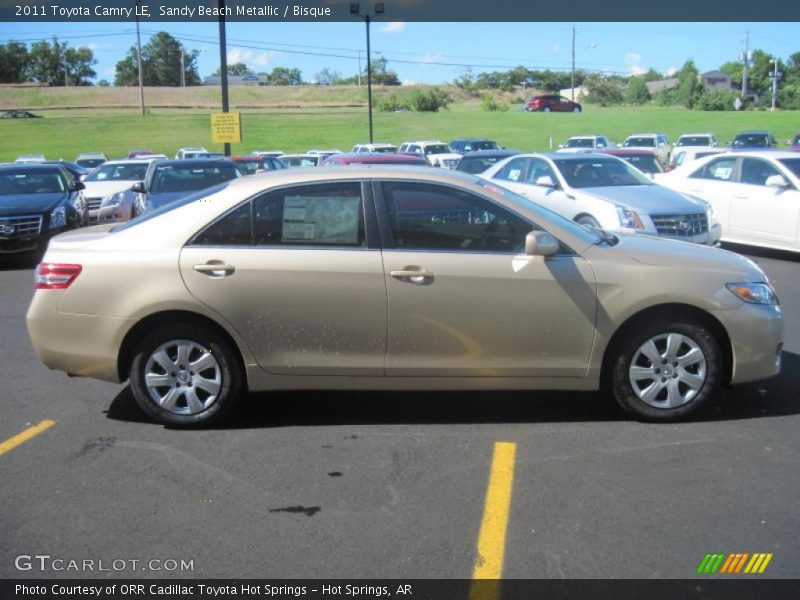 Sandy Beach Metallic / Bisque 2011 Toyota Camry LE