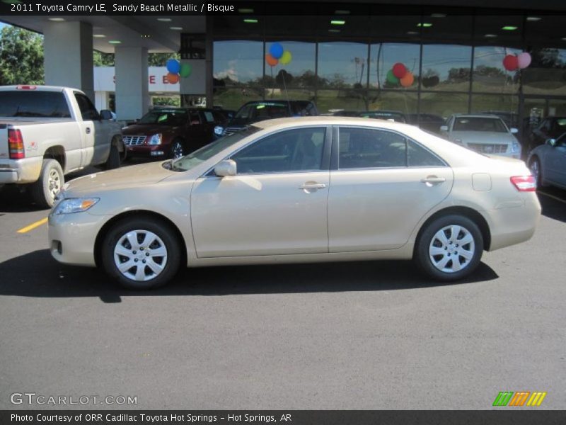 Sandy Beach Metallic / Bisque 2011 Toyota Camry LE