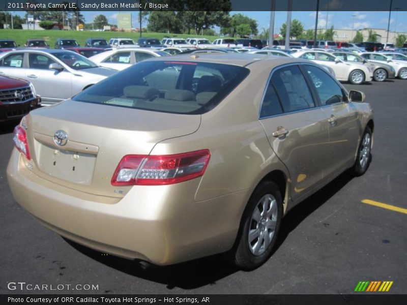 Sandy Beach Metallic / Bisque 2011 Toyota Camry LE