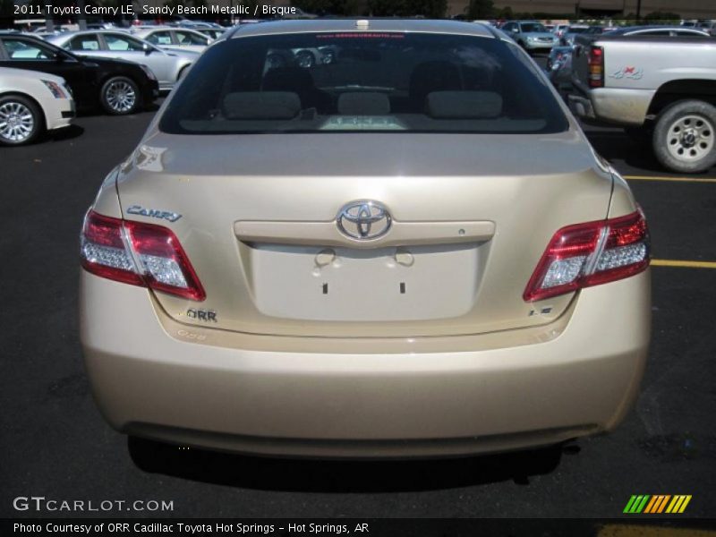 Sandy Beach Metallic / Bisque 2011 Toyota Camry LE