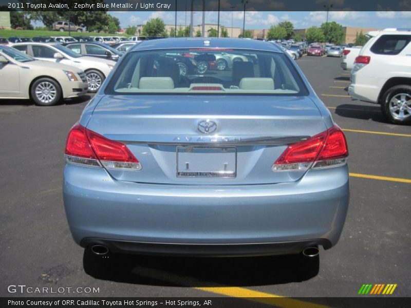 Zephyr Blue Metallic / Light Gray 2011 Toyota Avalon