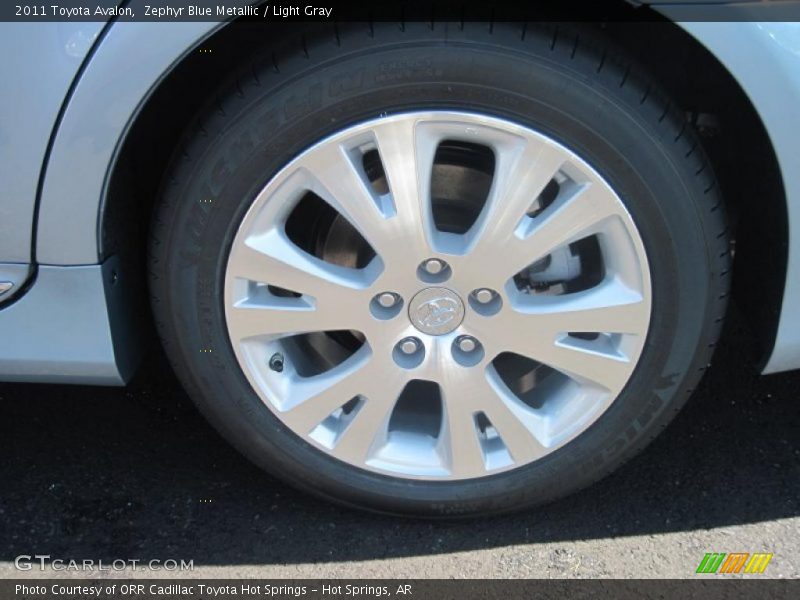 Zephyr Blue Metallic / Light Gray 2011 Toyota Avalon