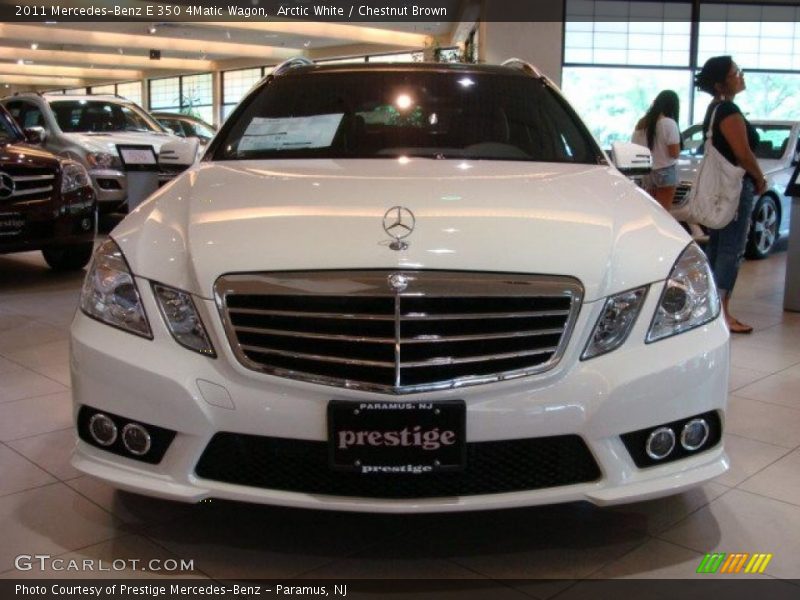 Arctic White / Chestnut Brown 2011 Mercedes-Benz E 350 4Matic Wagon