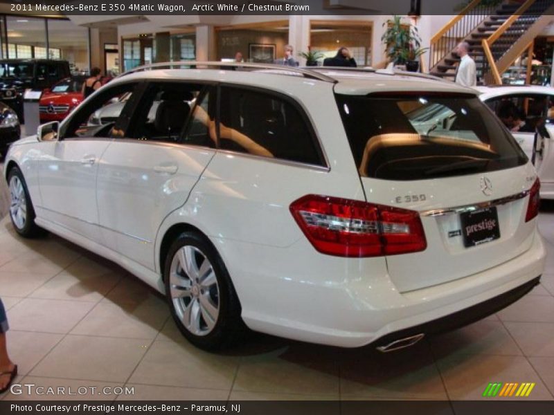 Arctic White / Chestnut Brown 2011 Mercedes-Benz E 350 4Matic Wagon