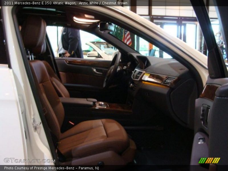 Arctic White / Chestnut Brown 2011 Mercedes-Benz E 350 4Matic Wagon