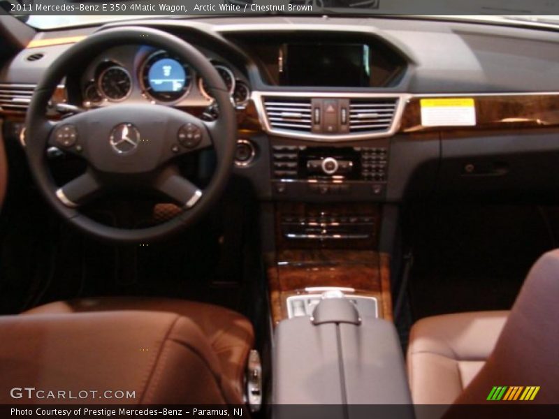 Arctic White / Chestnut Brown 2011 Mercedes-Benz E 350 4Matic Wagon