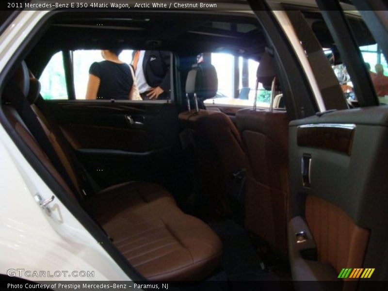 Arctic White / Chestnut Brown 2011 Mercedes-Benz E 350 4Matic Wagon