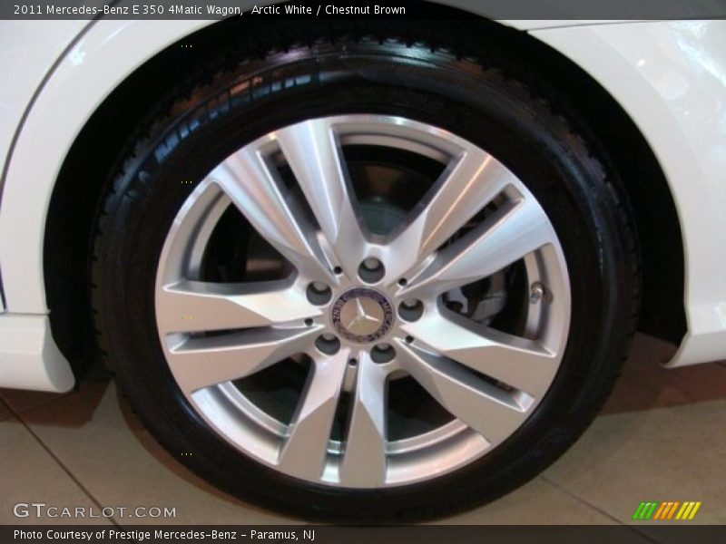 Arctic White / Chestnut Brown 2011 Mercedes-Benz E 350 4Matic Wagon