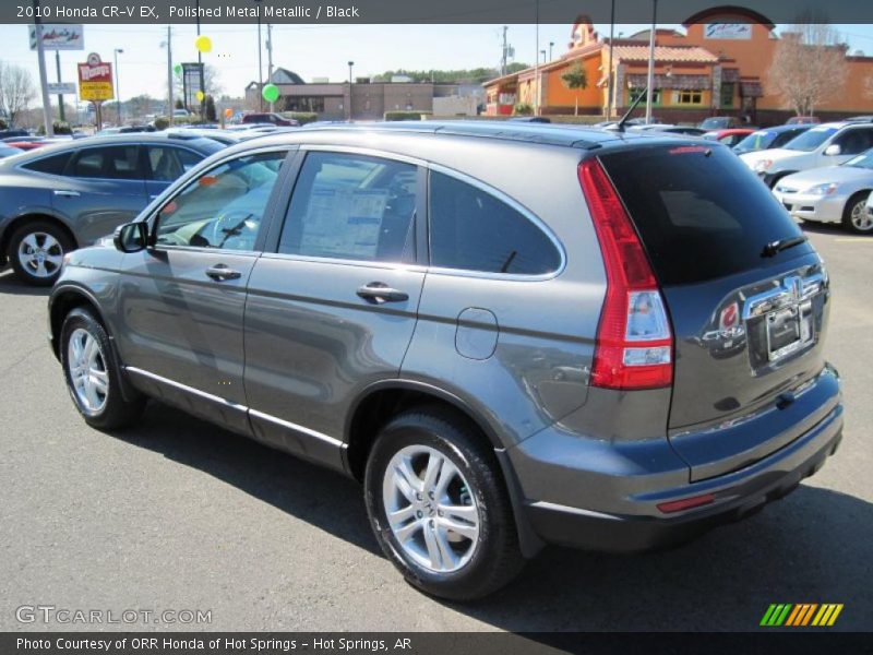 Polished Metal Metallic / Black 2010 Honda CR-V EX