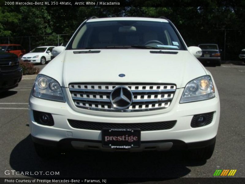 Arctic White / Macadamia 2008 Mercedes-Benz ML 350 4Matic