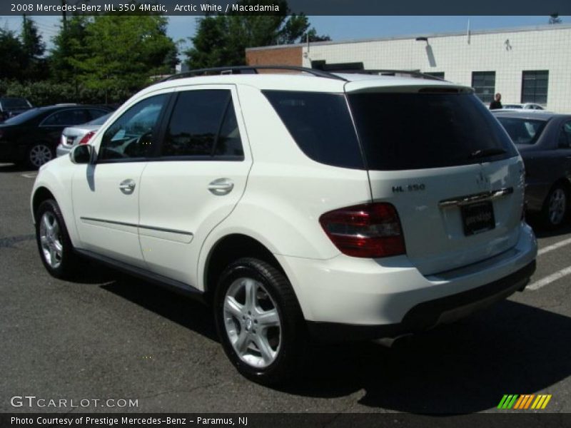 Arctic White / Macadamia 2008 Mercedes-Benz ML 350 4Matic