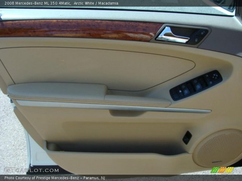 Arctic White / Macadamia 2008 Mercedes-Benz ML 350 4Matic