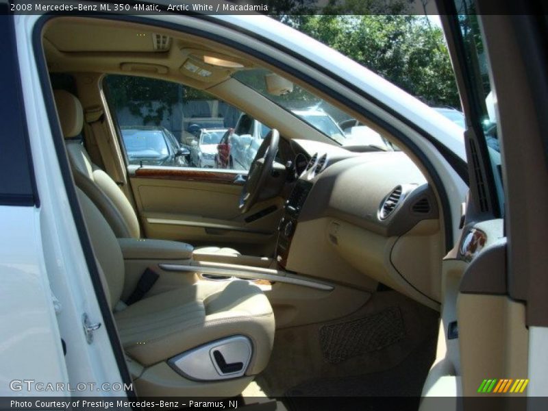 Arctic White / Macadamia 2008 Mercedes-Benz ML 350 4Matic