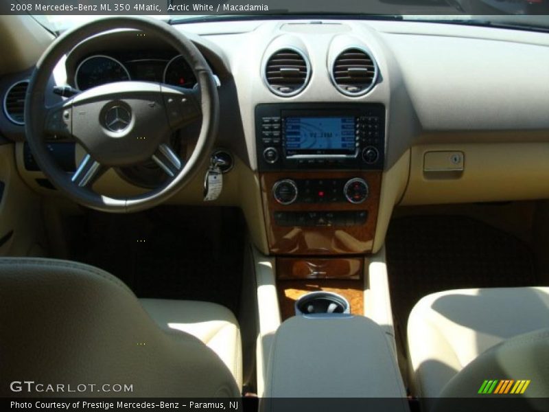 Arctic White / Macadamia 2008 Mercedes-Benz ML 350 4Matic