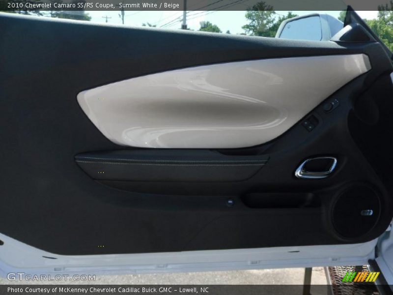 Summit White / Beige 2010 Chevrolet Camaro SS/RS Coupe