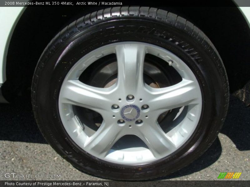 Arctic White / Macadamia 2008 Mercedes-Benz ML 350 4Matic