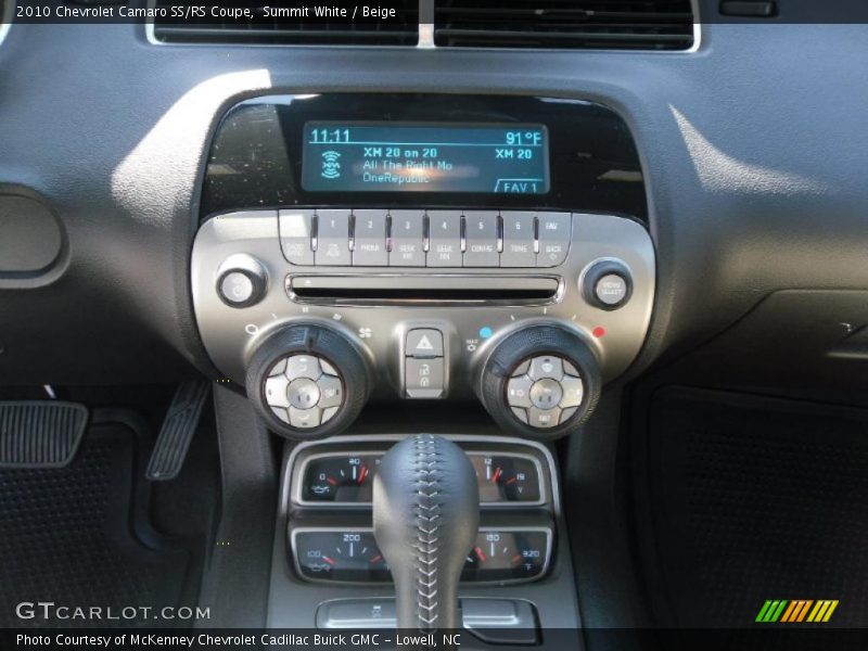 Summit White / Beige 2010 Chevrolet Camaro SS/RS Coupe