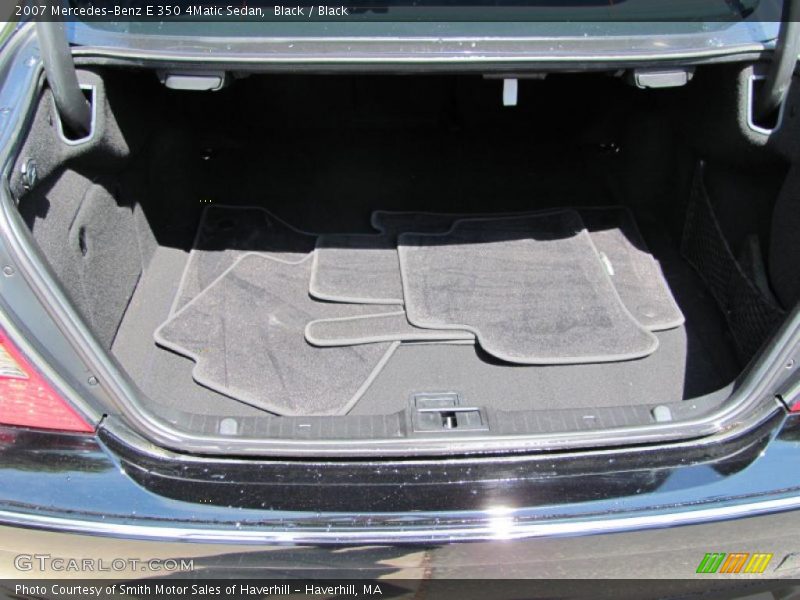 Black / Black 2007 Mercedes-Benz E 350 4Matic Sedan