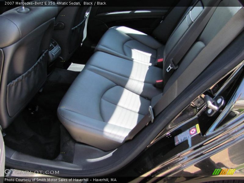 Black / Black 2007 Mercedes-Benz E 350 4Matic Sedan