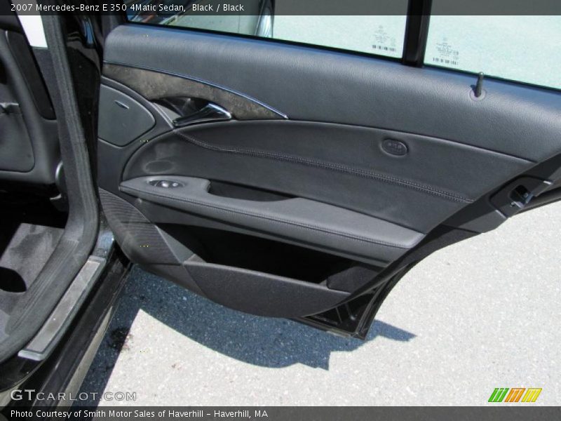 Black / Black 2007 Mercedes-Benz E 350 4Matic Sedan