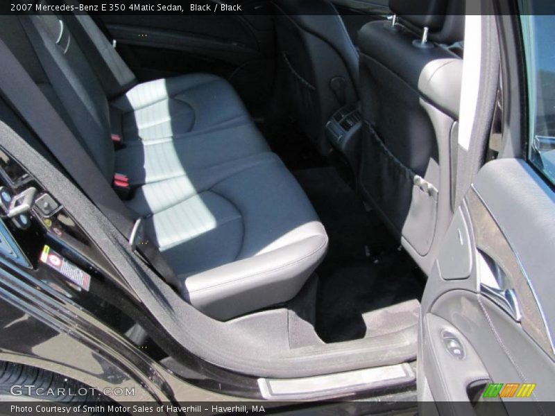 Black / Black 2007 Mercedes-Benz E 350 4Matic Sedan