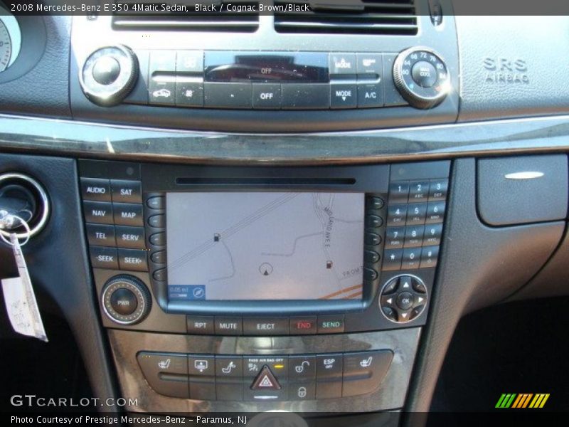 Black / Cognac Brown/Black 2008 Mercedes-Benz E 350 4Matic Sedan