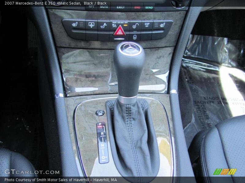 Black / Black 2007 Mercedes-Benz E 350 4Matic Sedan