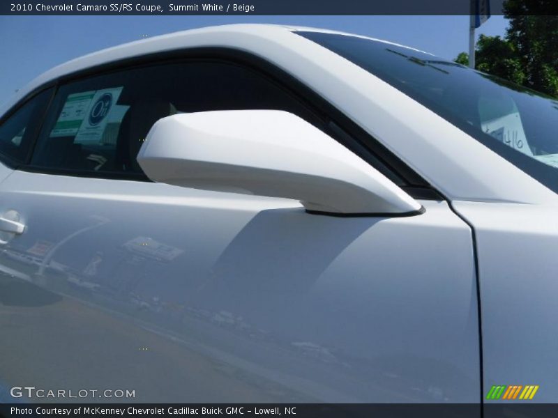 Summit White / Beige 2010 Chevrolet Camaro SS/RS Coupe