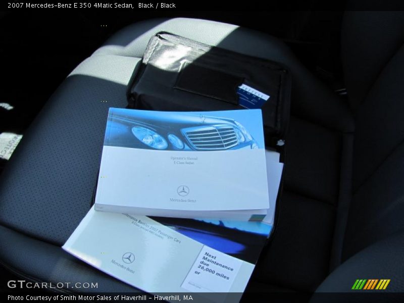 Black / Black 2007 Mercedes-Benz E 350 4Matic Sedan