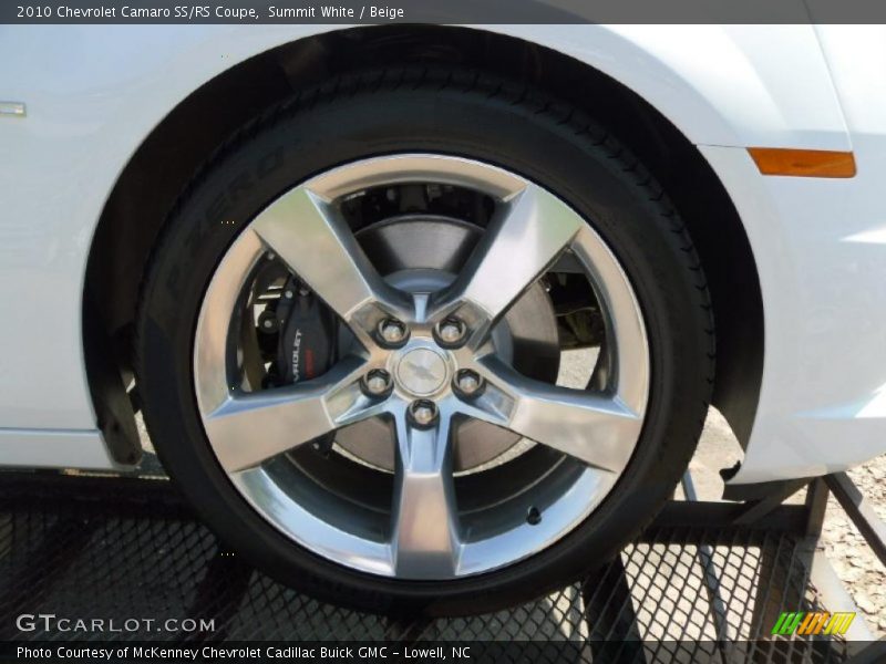 Summit White / Beige 2010 Chevrolet Camaro SS/RS Coupe