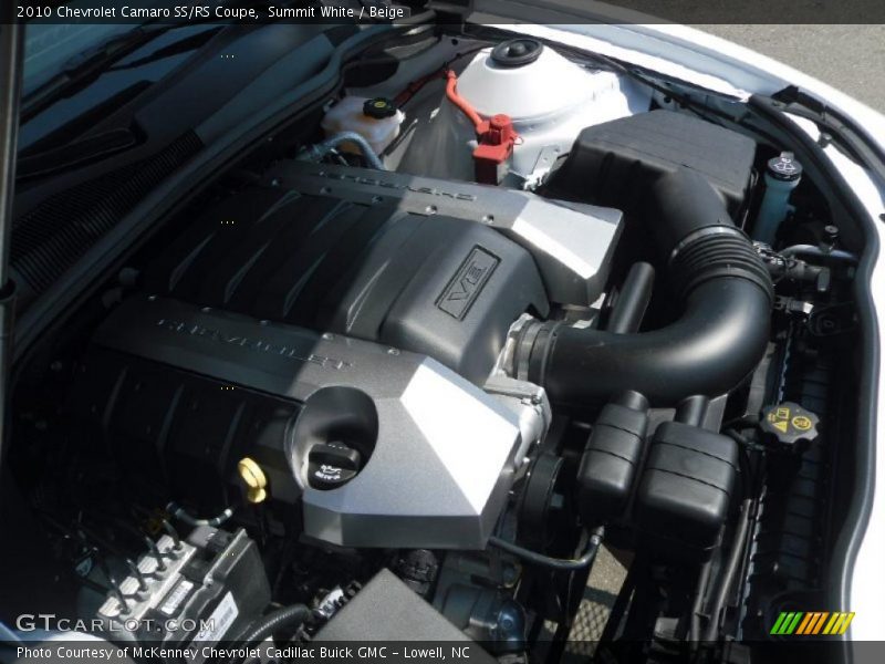 Summit White / Beige 2010 Chevrolet Camaro SS/RS Coupe