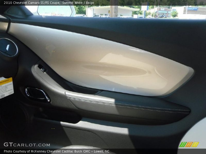 Summit White / Beige 2010 Chevrolet Camaro SS/RS Coupe