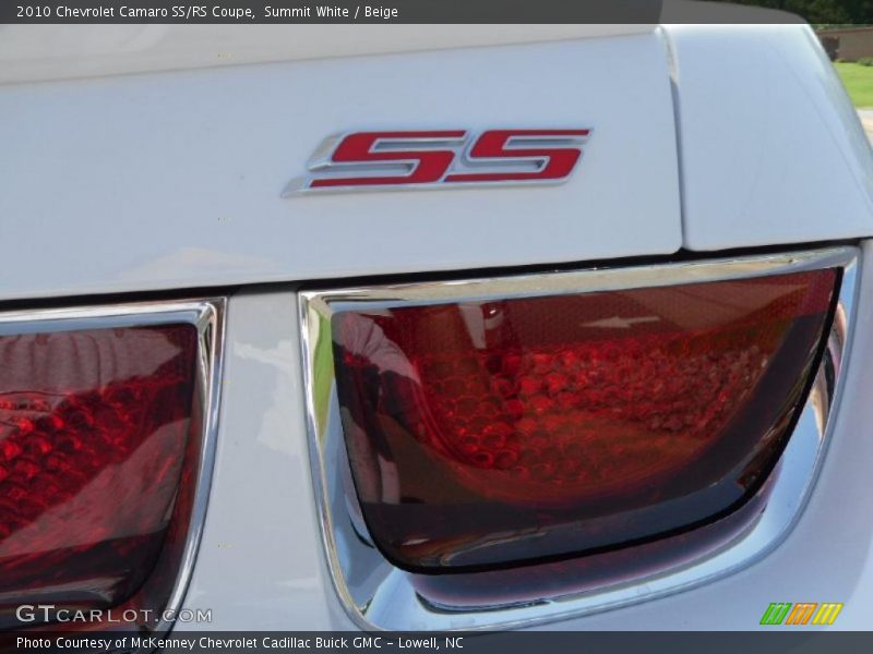 Summit White / Beige 2010 Chevrolet Camaro SS/RS Coupe