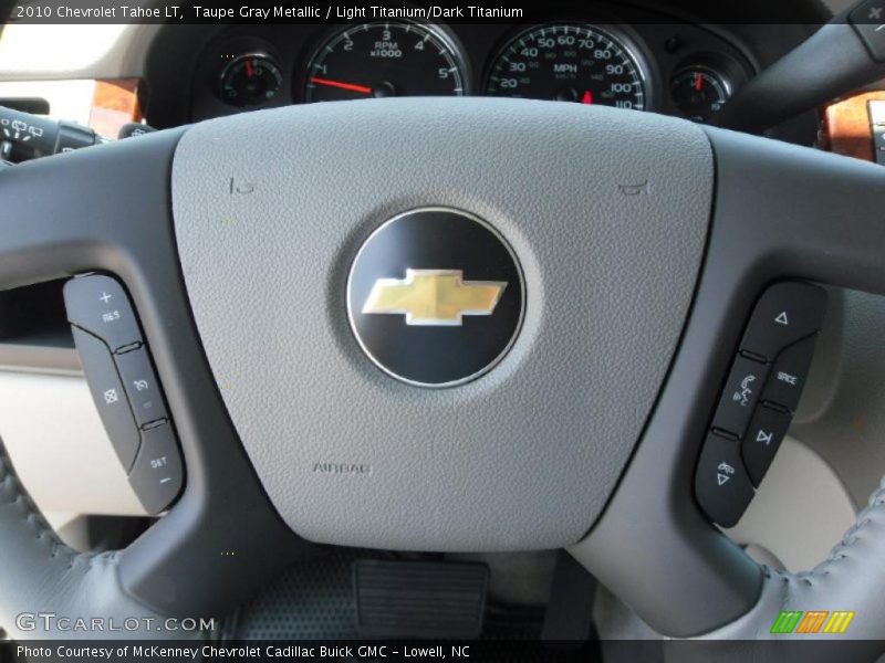 Taupe Gray Metallic / Light Titanium/Dark Titanium 2010 Chevrolet Tahoe LT