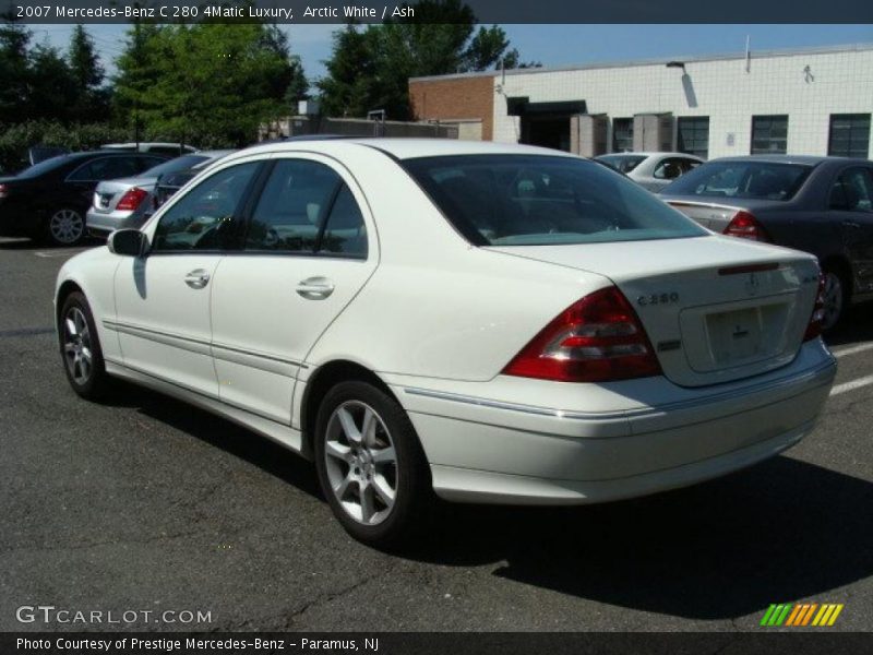 Arctic White / Ash 2007 Mercedes-Benz C 280 4Matic Luxury
