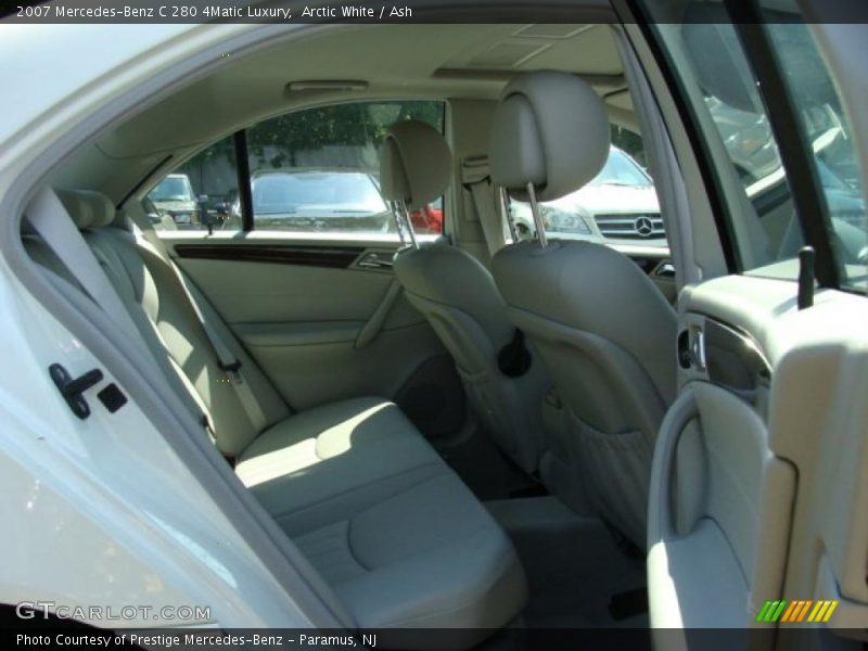 Arctic White / Ash 2007 Mercedes-Benz C 280 4Matic Luxury