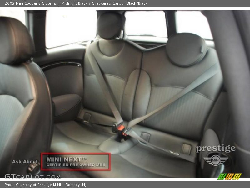 Midnight Black / Checkered Carbon Black/Black 2009 Mini Cooper S Clubman