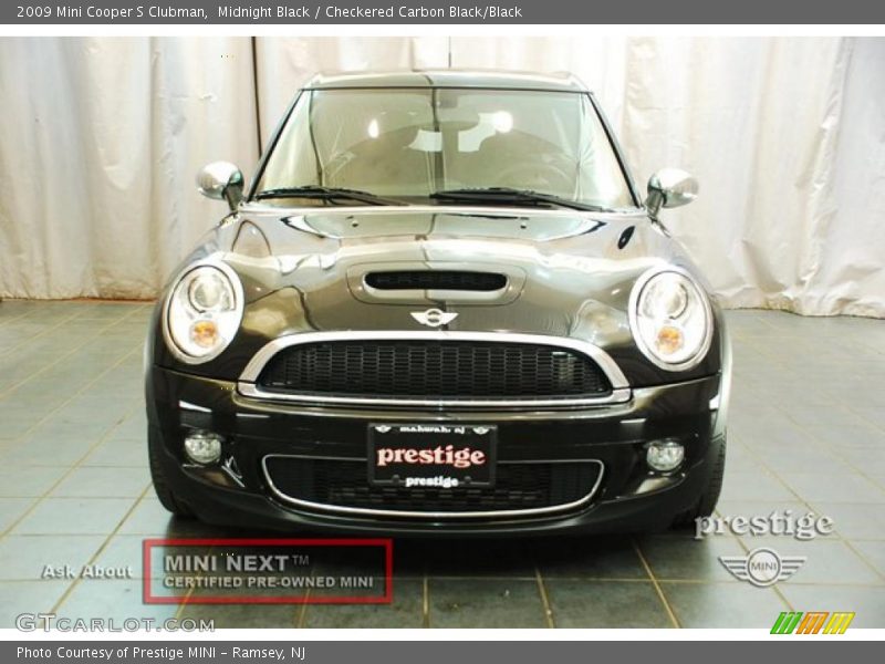 Midnight Black / Checkered Carbon Black/Black 2009 Mini Cooper S Clubman