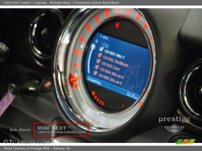 Midnight Black / Checkered Carbon Black/Black 2009 Mini Cooper S Clubman
